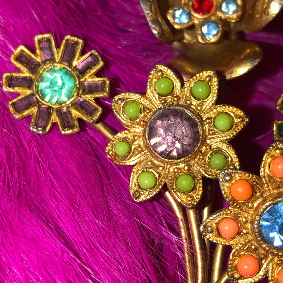 Vintage Fur Clip “DEAREST” - Picture 6 of 8